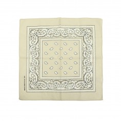 Pañuelo bandana Art. TDY 9799 algodón 100% c/ pétalos (55x55 cm.)